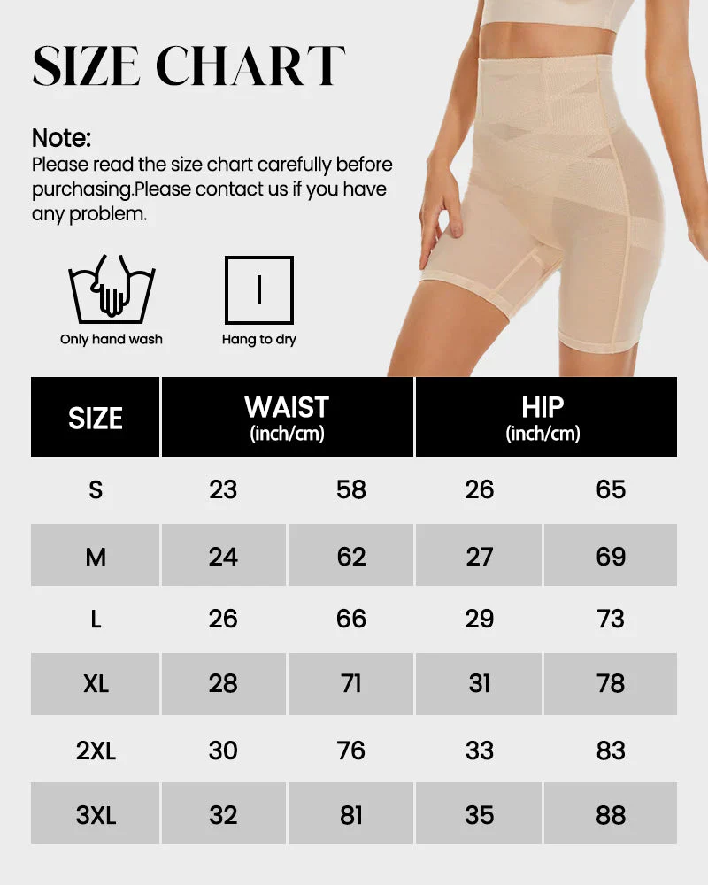 Comfort High Waisted Body Shaper Shorts Seamless no Rolling Thigh Slimmer - Image 13