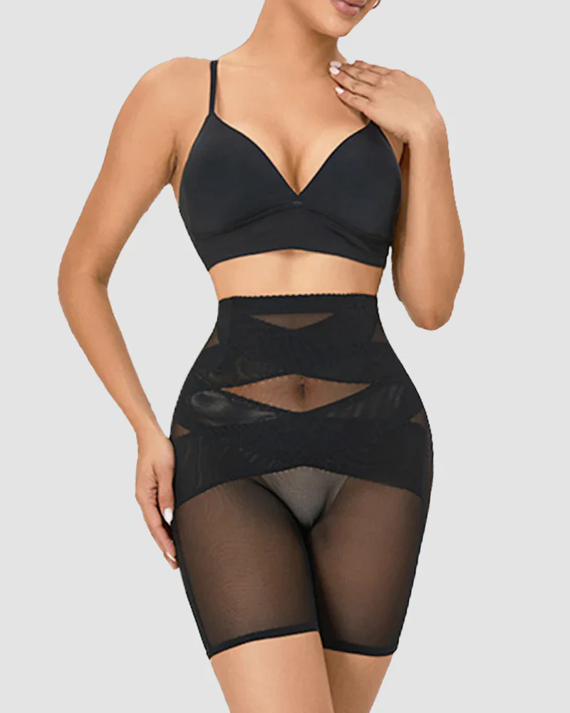 Comfort High Waisted Body Shaper Shorts Seamless no Rolling Thigh Slimmer - Image 3