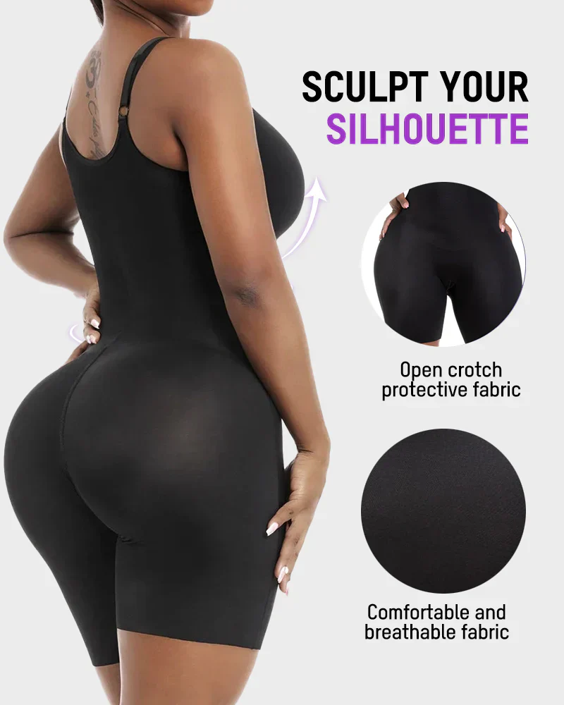Comfort Sculpt Shapewear Bodysuit with Built-In Bra - Image 11