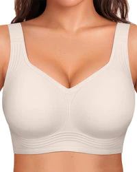 Comfortable Wireless Full Coverage Jelly Smoothing Bra - Image 13