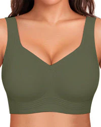 Comfortable Wireless Full Coverage Jelly Smoothing Bra - Image 15