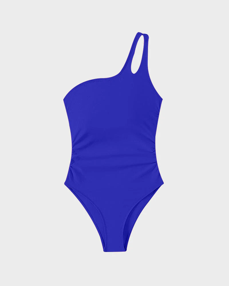 One Shoulder One Piece Swimsuit - Image 36