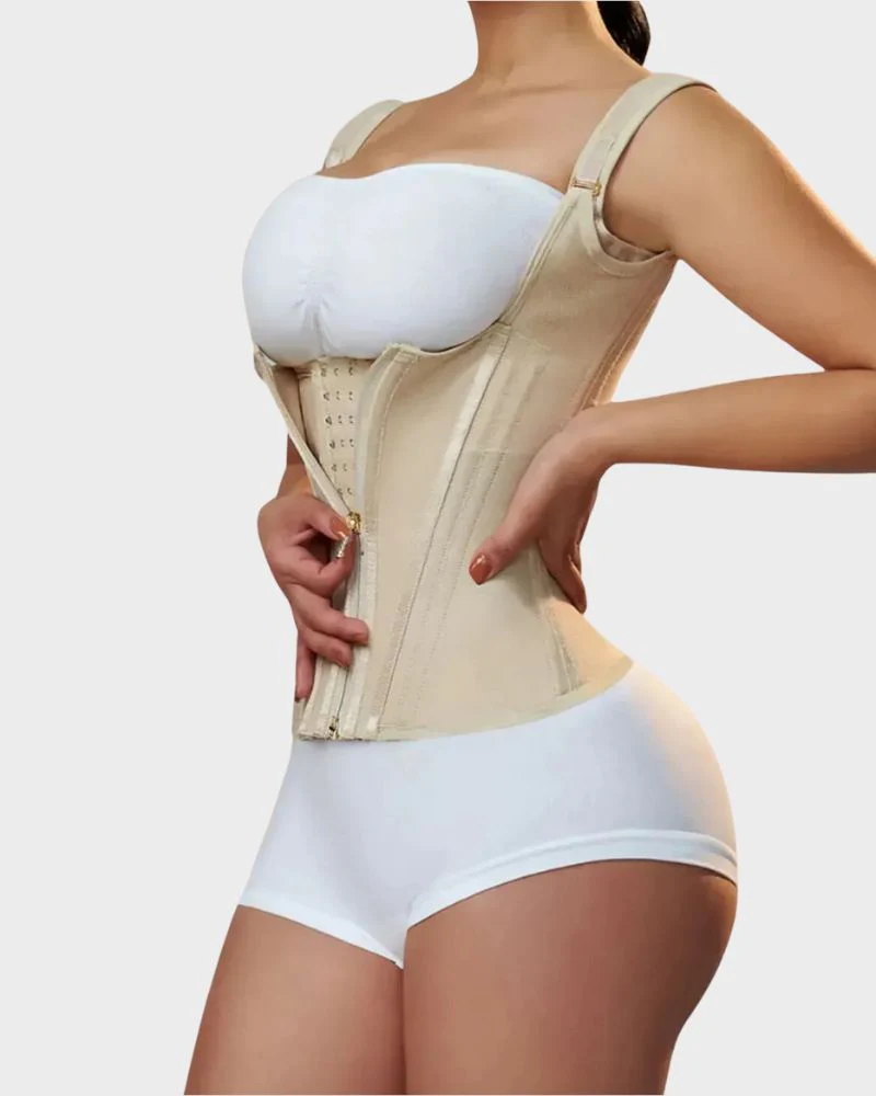 Double Waistband Corset Vest Waist Trainer - Image 3