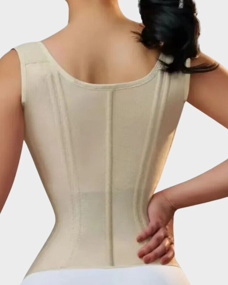 Double Waistband Corset Vest Waist Trainer - Image 5