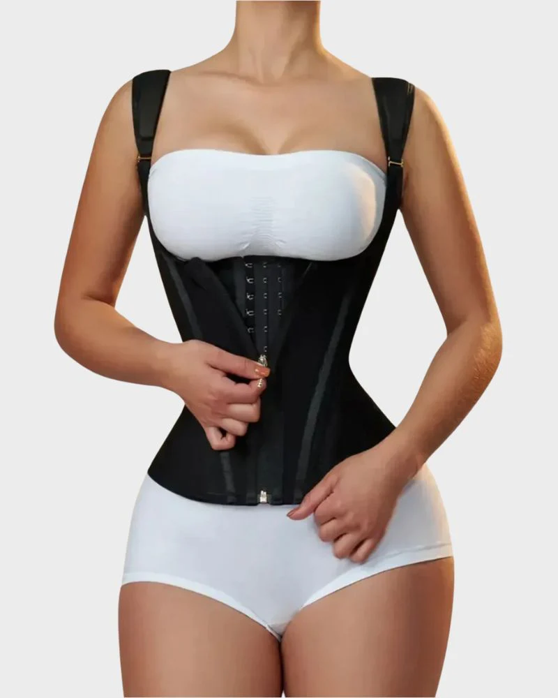 Double Waistband Corset Vest Waist Trainer - Image 7