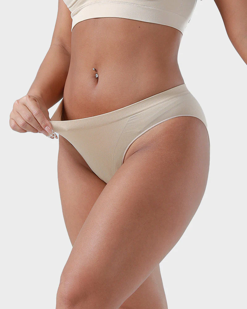 Everyday Comfort Seamless Low-Rise Brief Panty - Image 6