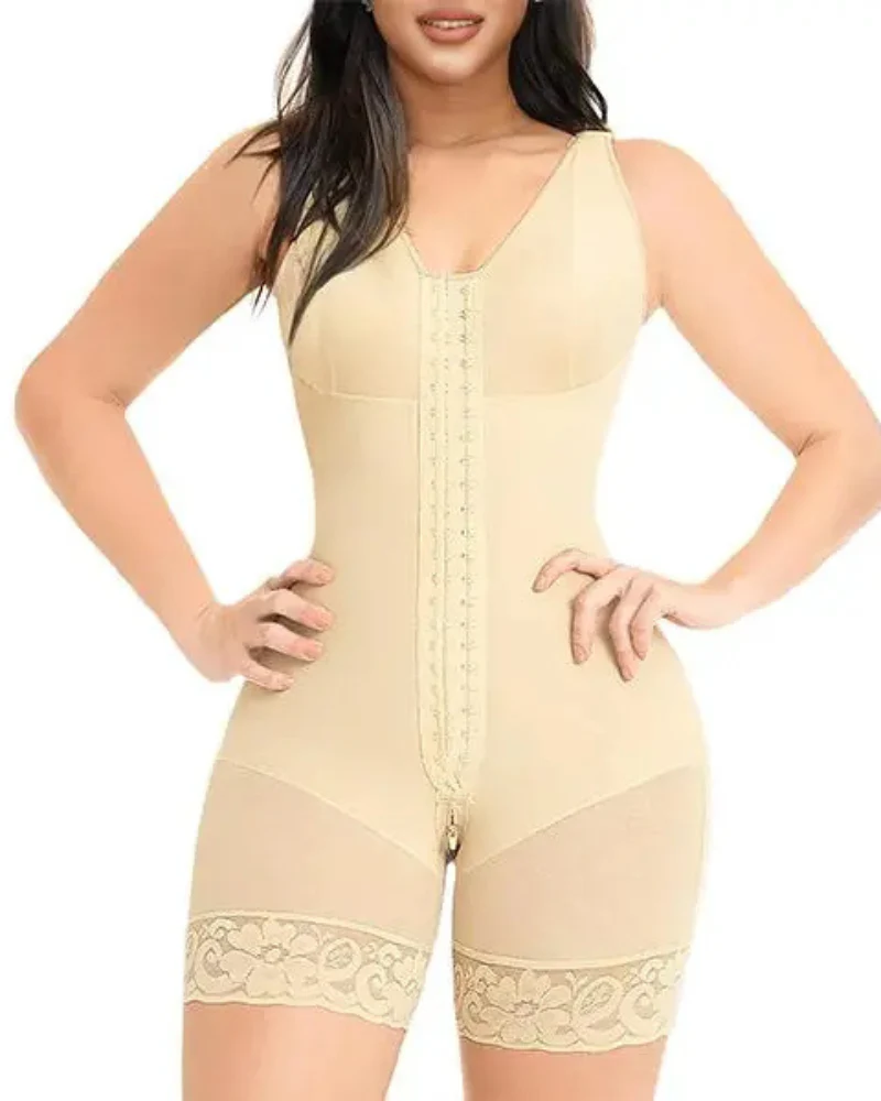 Extra Plus Size Shaper Bodysuit Tummy Control Shapewear With Bra - Image 16