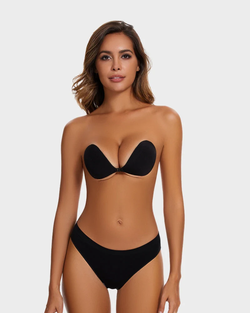 Front Closure Adhesive Invisible Push-Up Bra - Image 11