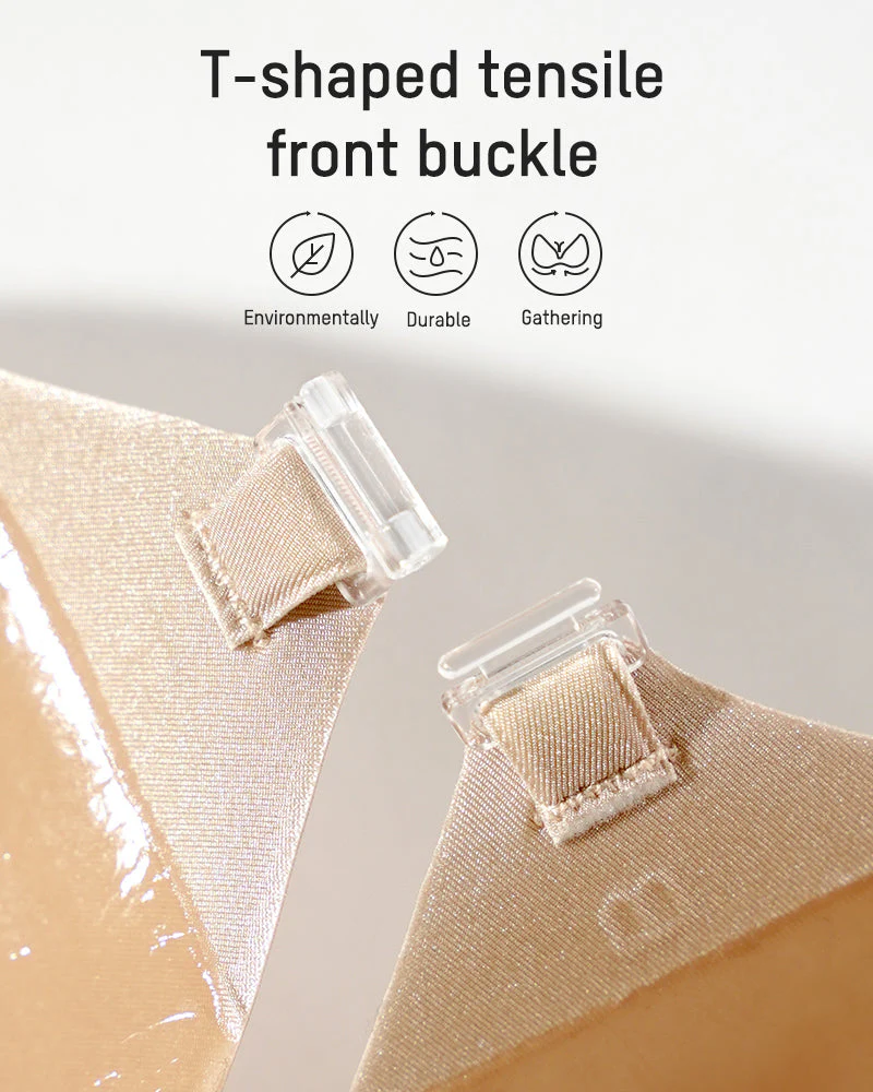 Front Closure Adhesive Invisible Push-Up Bra - Image 18