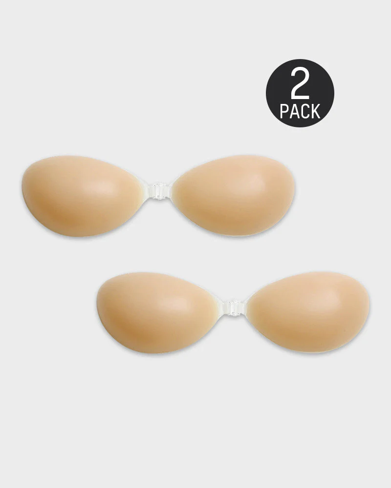 Front Closure Silicone Self-Adhesive Invisible Bra (2 Pack) - Image 6
