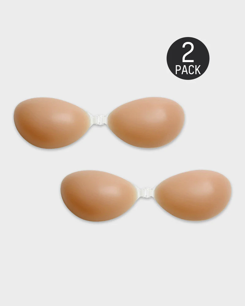 Front Closure Silicone Self-Adhesive Invisible Bra (2 Pack) - Image 9