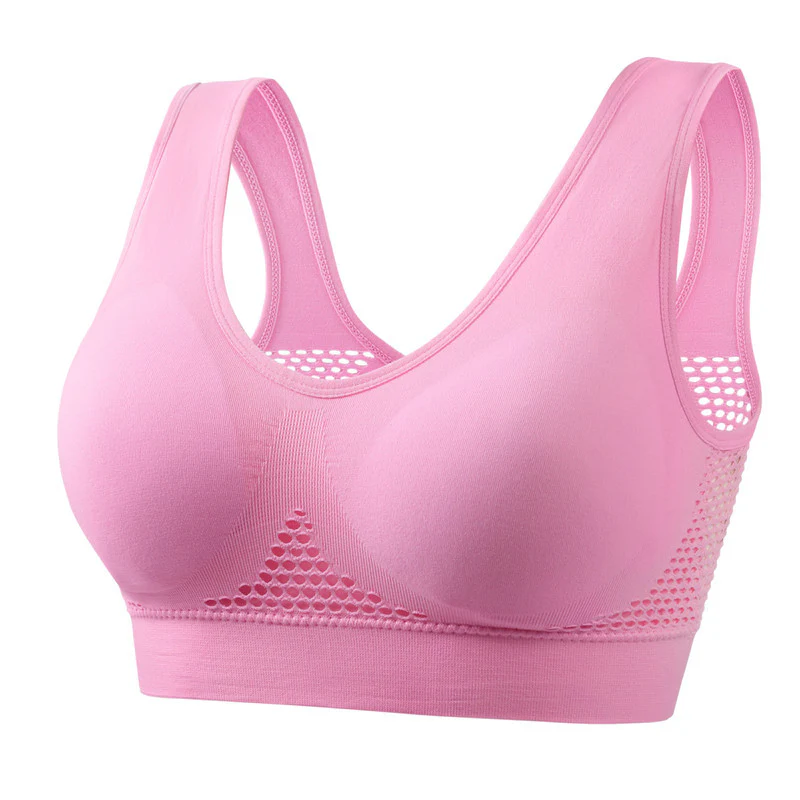 Seamless Sports Comfortable Breathable High Support Bra - Image 11