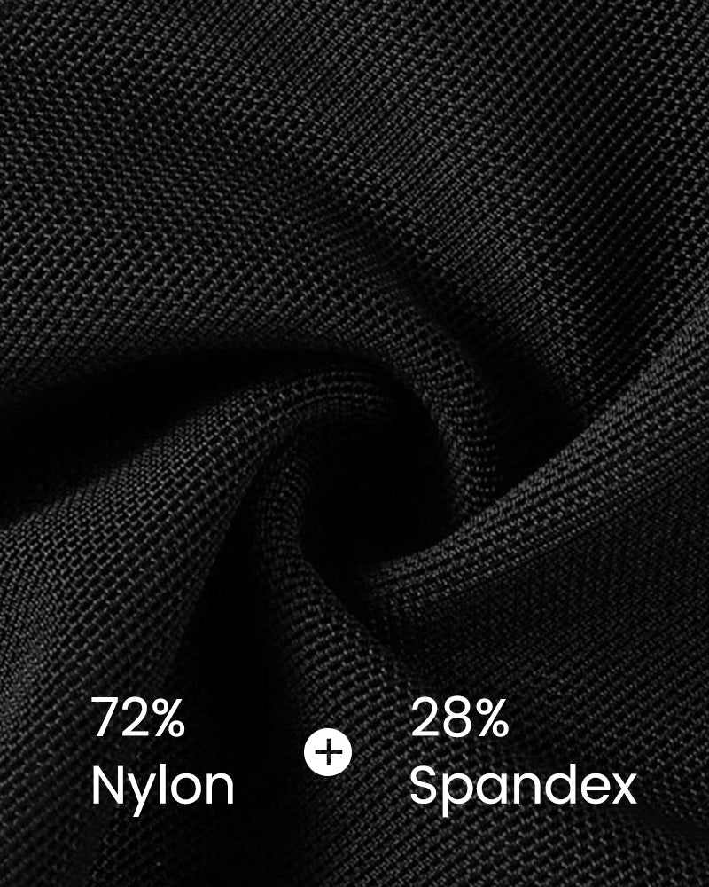 High Waist Criss-Cross Mesh Shaping Mid-Thigh Shorts - Image 8