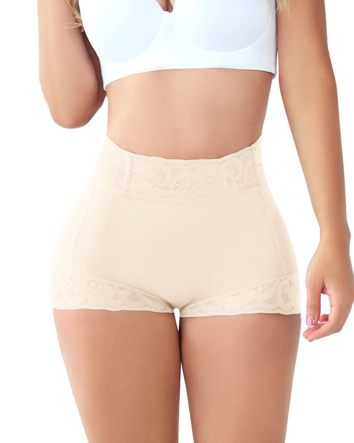 High Waist Seamless Butt Lifting Shorts - Image 4