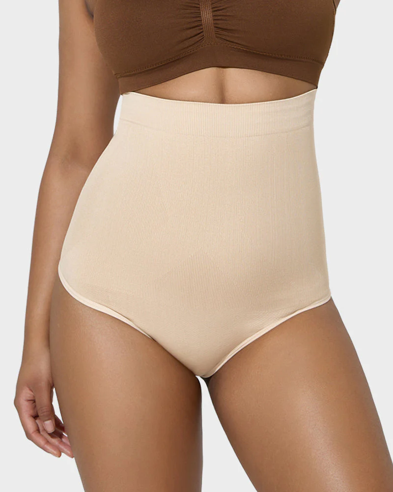 High Waist Tummy Control Thong Panty (2 Pack) - Image 7