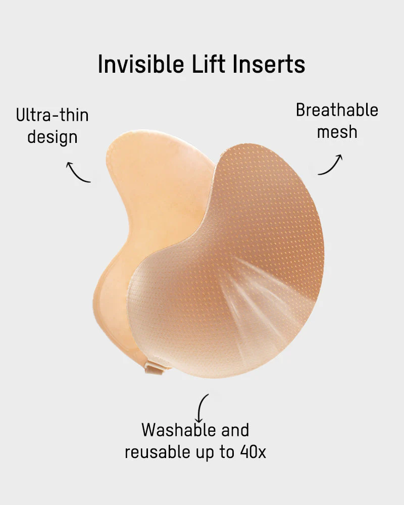 Mango Shaped Breathable Self-Adhesive Invisible Bra (2 Pack) - Image 3