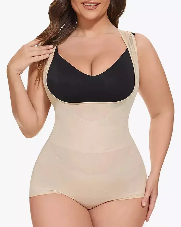Mesh Tummy Tuck Body Triangle Shapewear - Image 26