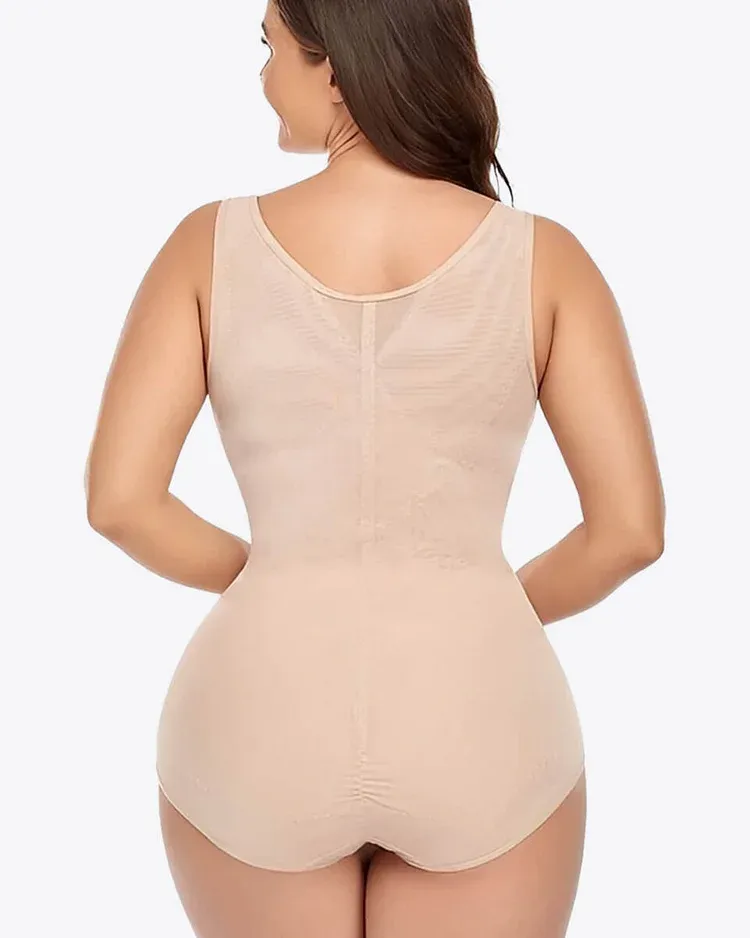 Mesh Tummy Tuck Body Triangle Shapewear - Image 28