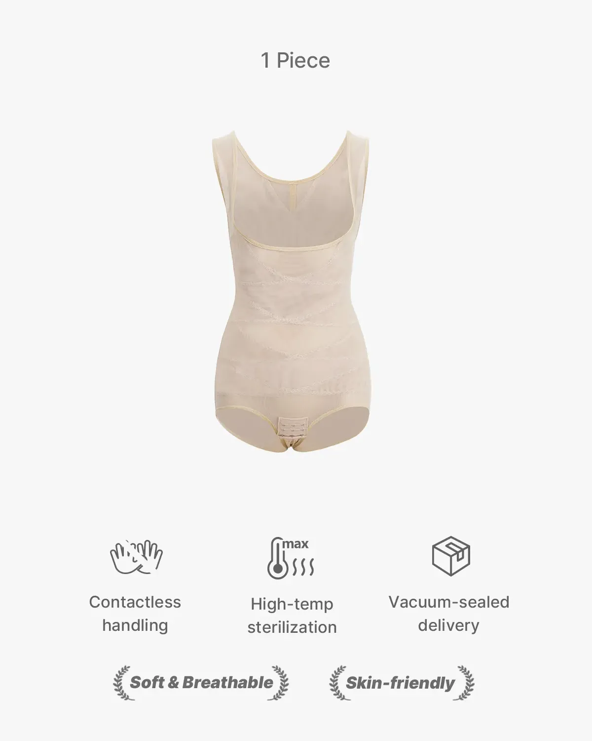 Mesh Tummy Tuck Body Triangle Shapewear - Image 31