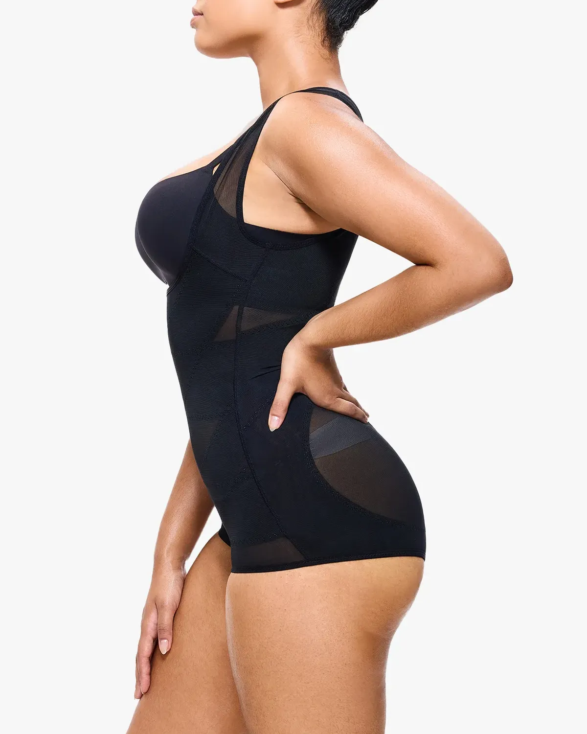 Mesh Tummy Tuck Body Triangle Shapewear - Image 6