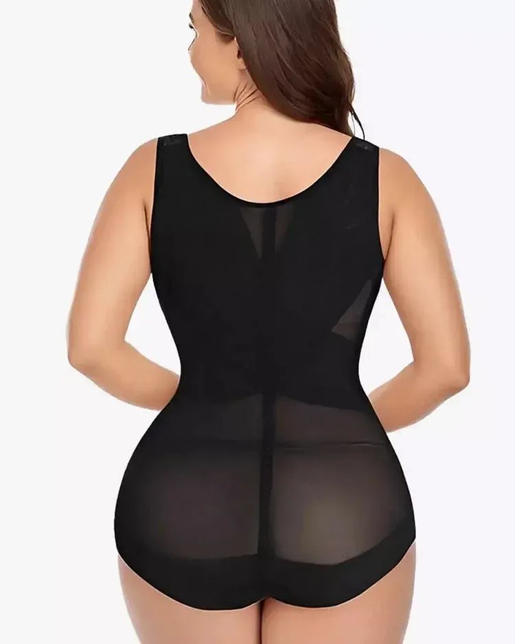 Mesh Tummy Tuck Body Triangle Shapewear - Image 7