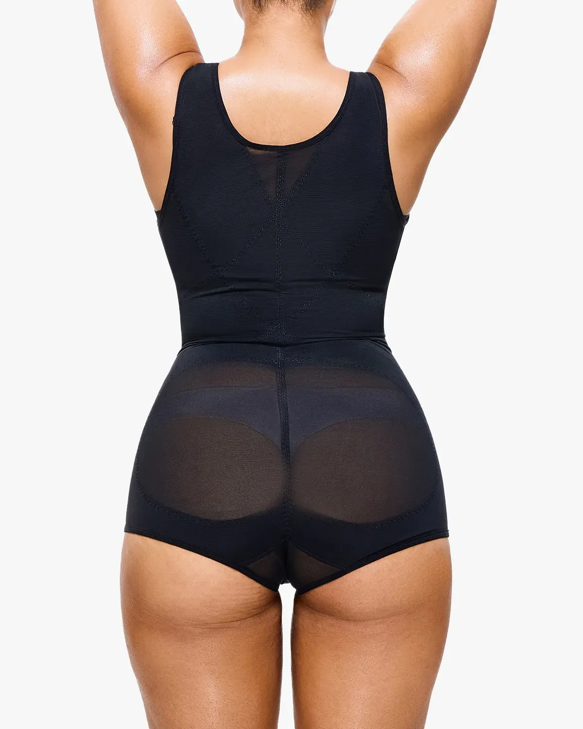 Mesh Tummy Tuck Body Triangle Shapewear - Image 9