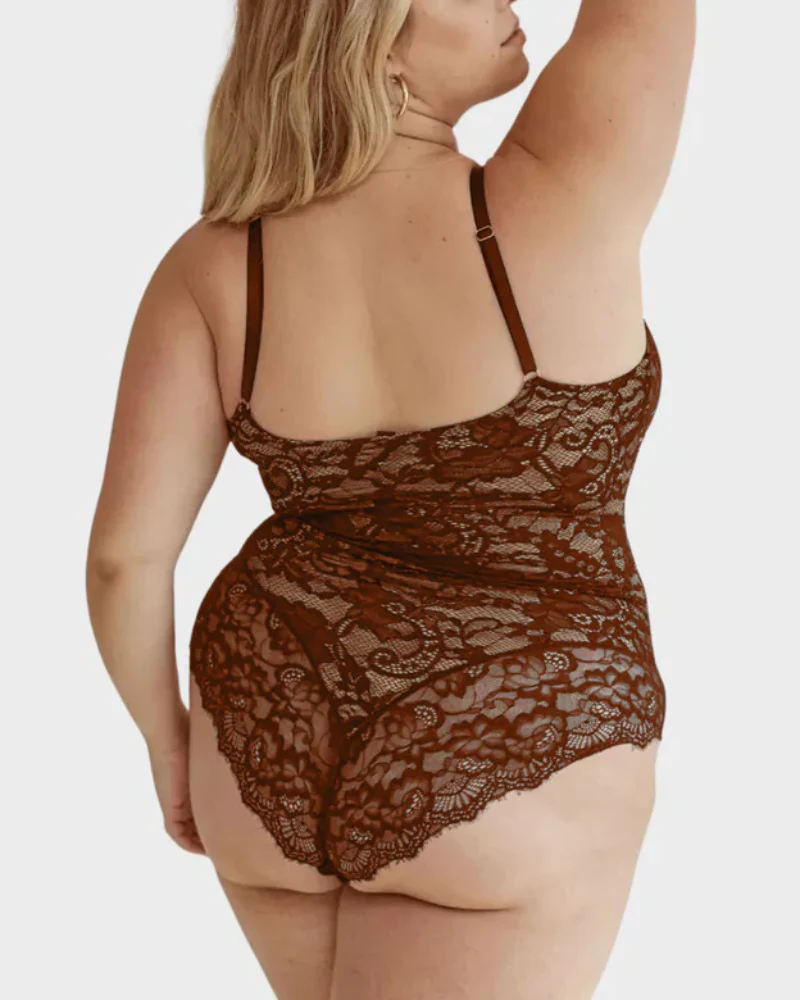 Plus Size Sexy Lace Bodysuits - Image 5