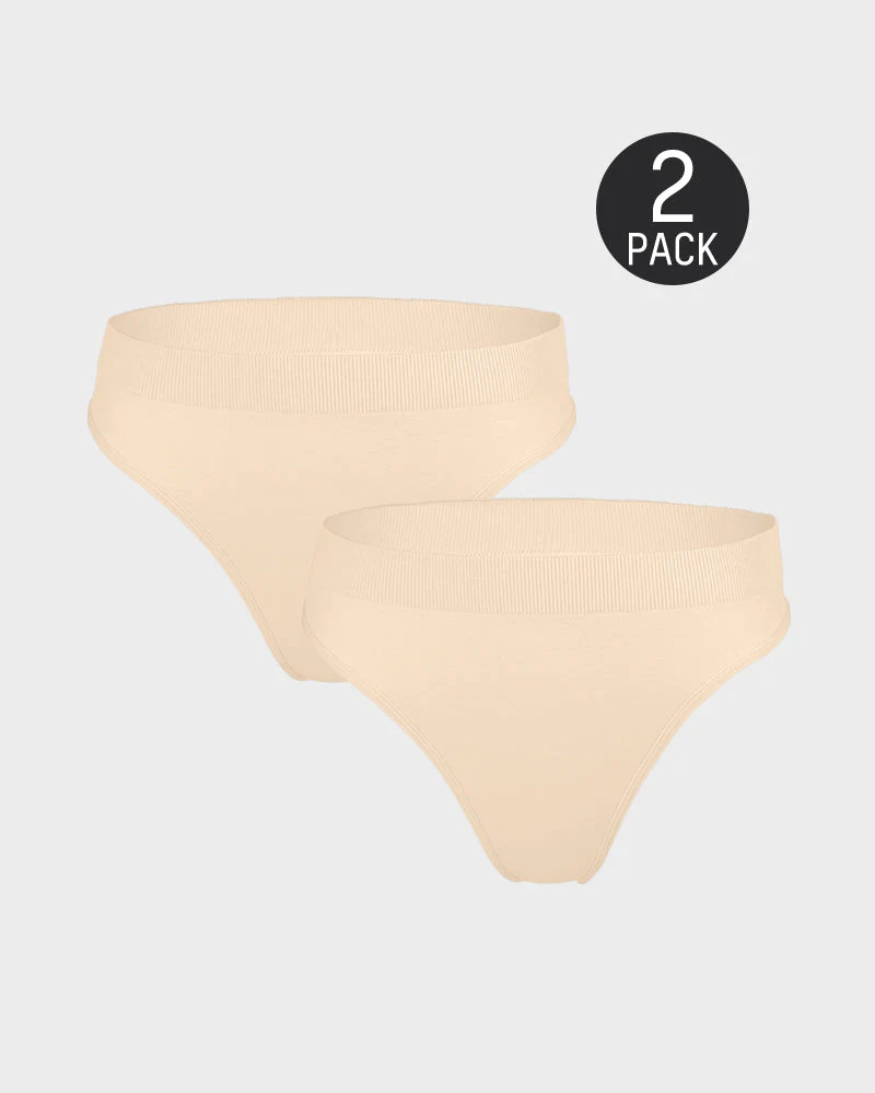 Seamless Comfort Thong Panty (2 Pack) - Image 15