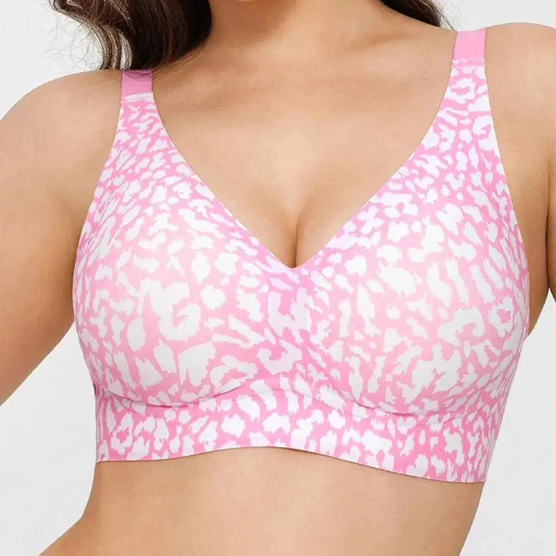 Seamless Deep V Push-Up Wireless Bra - Image 20