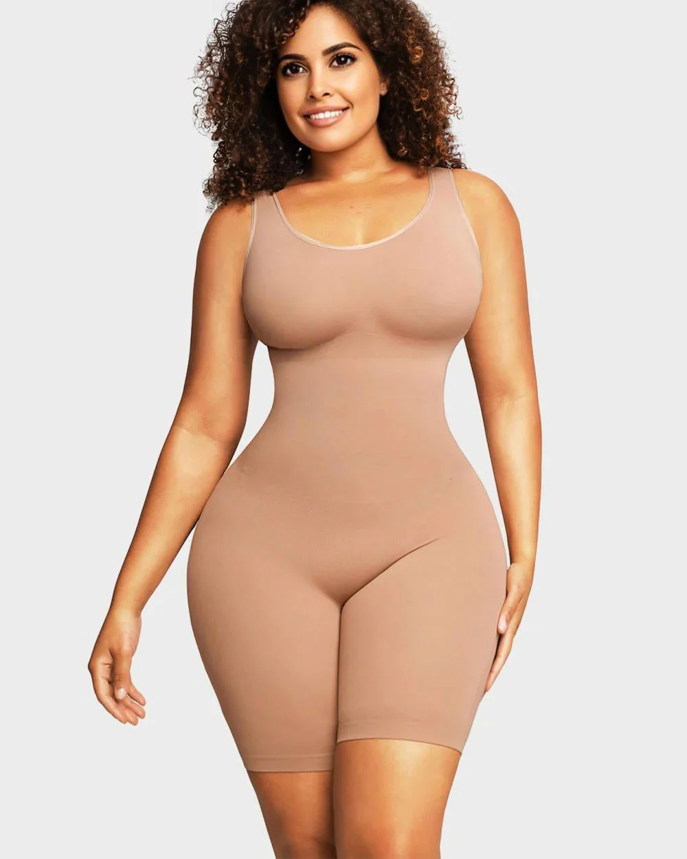 Seamless Sculpting Mid Thigh Bodysuit - Image 7