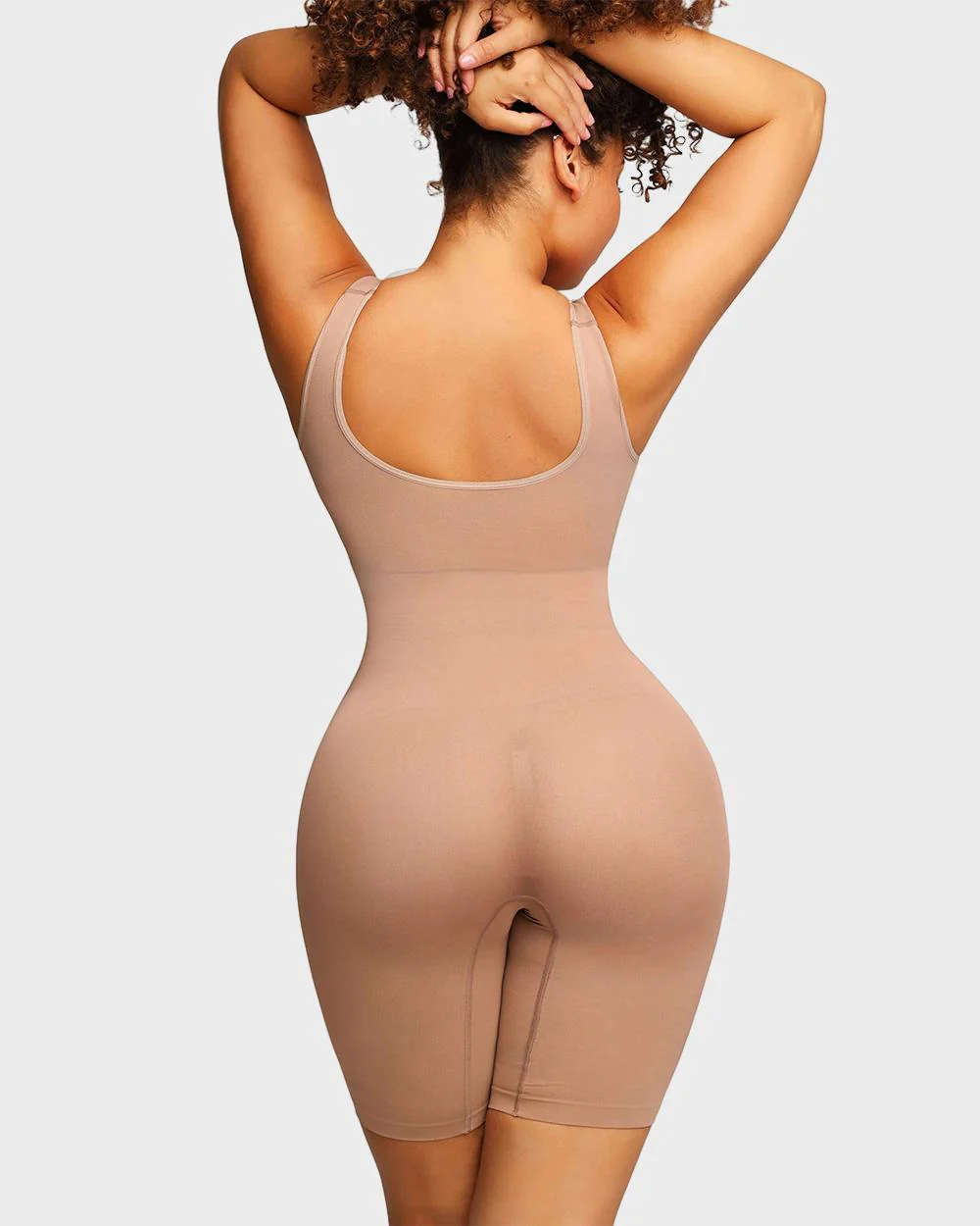 Seamless Sculpting Mid Thigh Bodysuit - Image 9