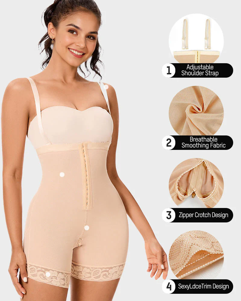 Tummy Control Butt Lifter Bodysuit BBL Fajas - Image 7