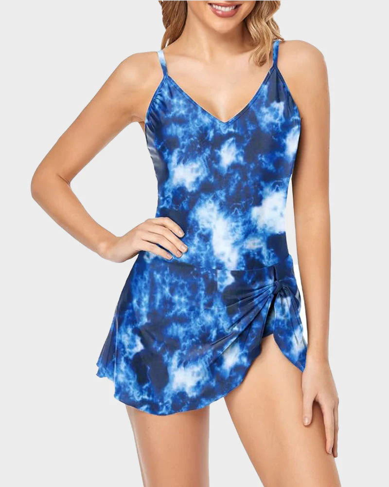 Women's Tummy Control Slim Fit Plus Size One Piece Swimsuit - Image 40