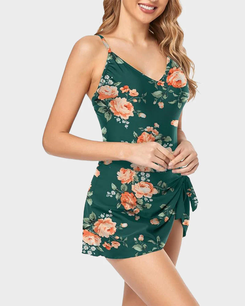 Women's Tummy Control Slim Fit Plus Size One Piece Swimsuit - Image 5