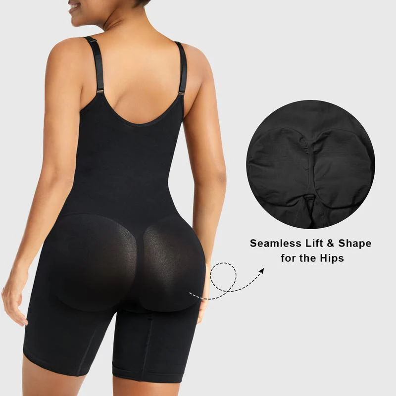 Women's Tummy Control Zip Bodysuit - Image 6